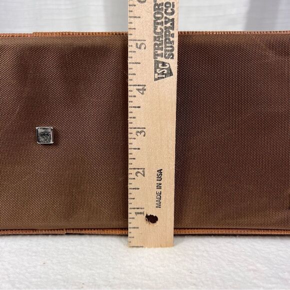 Nine West Travel Bag Brown/Bronze Carry On Overnighter Commuter - Picture 9 of 15